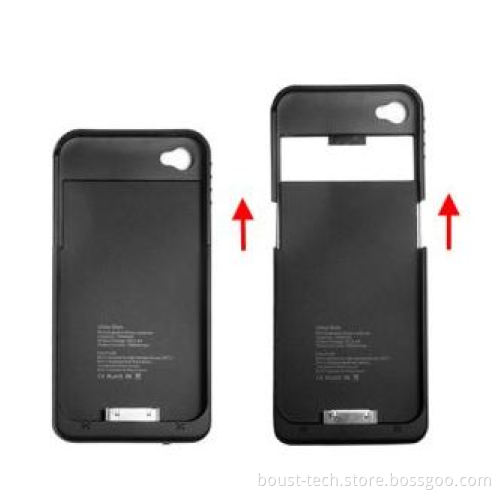 Boustexternal Backup Battery Pack Case Charger for iPhone 4 Bst-Aahu